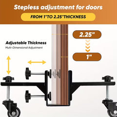 2-Piece Heavy-Duty Door Installation Kit with Dolly & Lifter