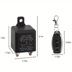 200A remote battery disconnect switch for 12V systems