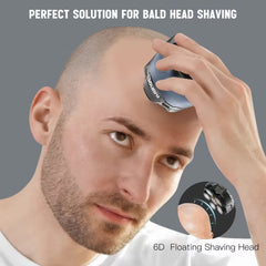 6D rechargeable electric head and beard shaver