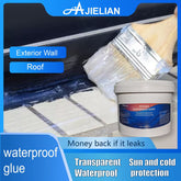 5.51LB Transparent Waterproof Sealant – Roof, Bathroom, Kitchen & Wall Leak Repair