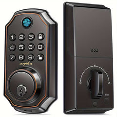Smart Fingerprint Door Lock with Keypad – Keyless Entry, App Control & Auto-Lock