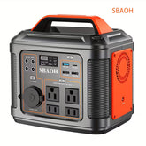 SBAOH 300W Portable Power Station, 296Wh Battery Backup with AC/DC Ports & LED Flashlight