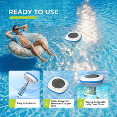 Solar Pool Ionizer – Floating Water Purifier for Pools up to 45,000 Gallons