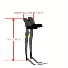 Wearable exoskeleton seat for all-day standing comfort
