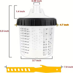 50-piece disposable paint spray cup liner system