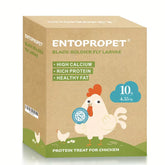 10LB Dried Black Soldier Fly Larvae – High-Protein, Calcium-Rich Treat for Chickens & Birds