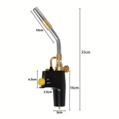 Trigger-Start MAPP/Propane Gas Torch Kit – High-Intensity Flame for Welding & Heating