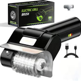 Cordless Electric Grill Brush, Rechargeable BBQ Cleaner with Stainless Steel Bristles