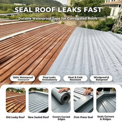 3-Piece PE Waterproof Roofing Tape – Anti-Corrosion & Rust-Proof Roof Repair Tape