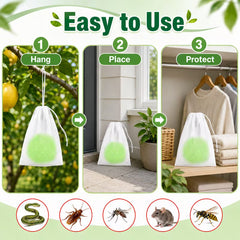 12-Pack Pest Repellent – Peppermint Rodent, Ant, Roach & Spider Repellent