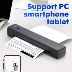 A4 Portable Wireless Thermal Printer – Inkless, Compact & Phone Compatible