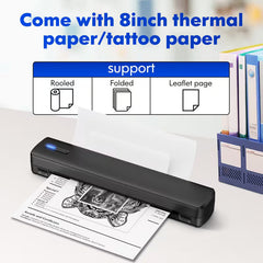 A4 Portable Wireless Thermal Printer – Inkless, Compact & Phone Compatible