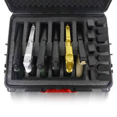 Hard case for 6 handguns & 12 magazines