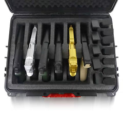 Hard case for 6 handguns & 12 magazines