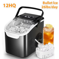 Countertop Nugget Ice Maker – 33 Lbs/24H, Self-Cleaning Portable Ice Machine