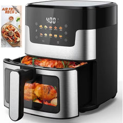 10-in-1 7.5QT Digital Air Fryer – LED Touchscreen & Dishwasher-Safe Basket