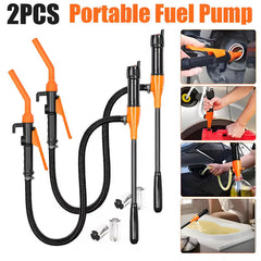 2-pack battery-powered fuel transfer siphon pumps