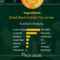 10LB Dried Black Soldier Fly Larvae – High-Protein Chicken Treats for Stronger Eggs & Feathers