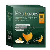 10LB Dried Black Soldier Fly Larvae – High-Protein Chicken Treats for Stronger Eggs & Feathers