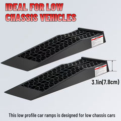 2-Piece Heavy-Duty Car Ramps – Extra-Wide, 16,000-Lb Capacity for Oil Changes