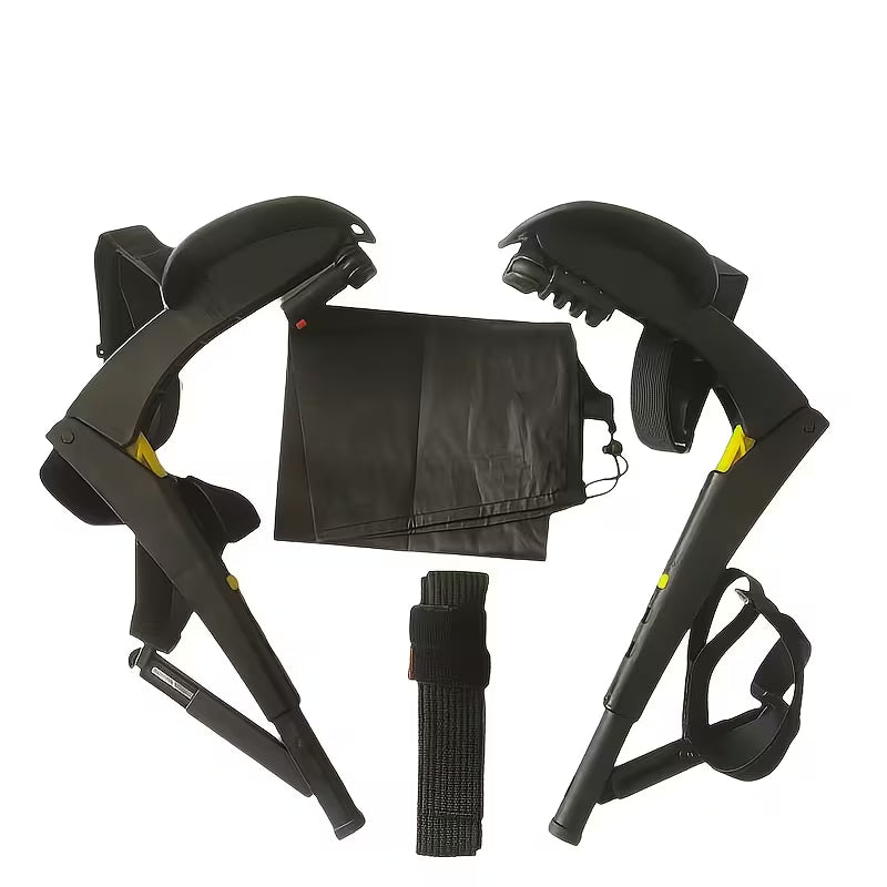 Wearable exoskeleton seat for all-day standing comfort