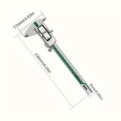 ET50 150mm Digital Caliper – 0.01mm High Precision, Inch/MM/Fraction Measurements