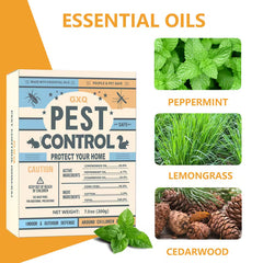 Peppermint Pest Repellent Sachets – Mice, Rats, Ants, Roaches & Mosquito Deterrent