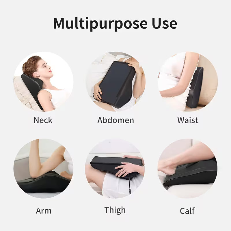 Shiatsu Neck & Shoulder Massager – Heat, Kneading & Vibration Functions