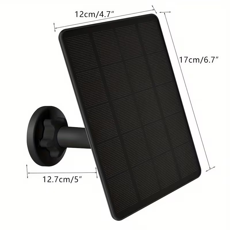 12V/6V Solar Panel with 5000mAh Battery for Trail Cameras