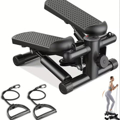 Mini Exercise Stepper – Compact Stair Stepper with Resistance Bands, 300-LB Capacity