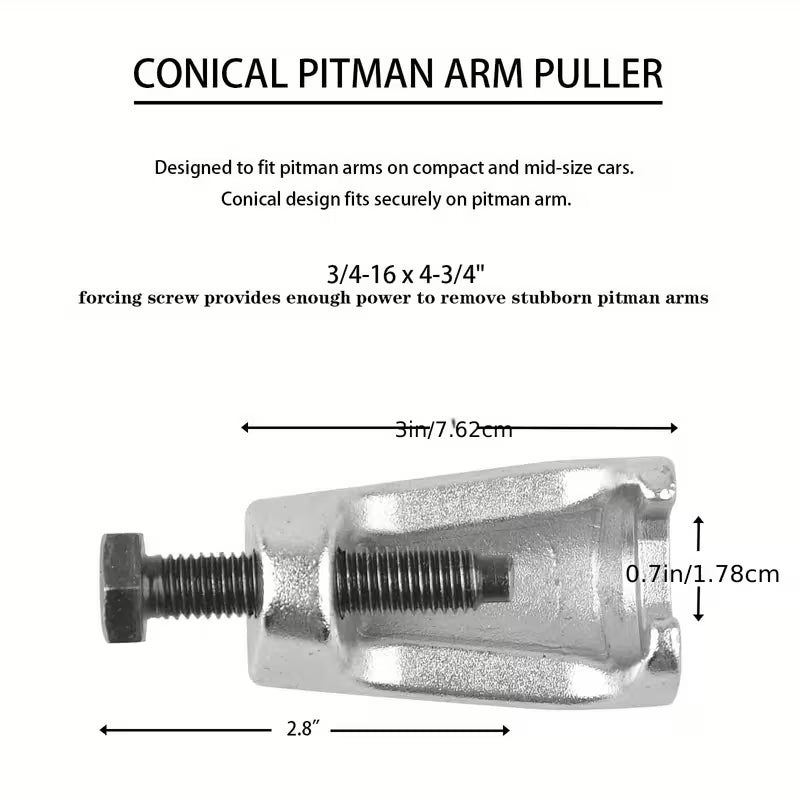 5pcs Front End Service Kit Pitman Arm Puller Ball Joint Tie Rod Removal Tool Kit