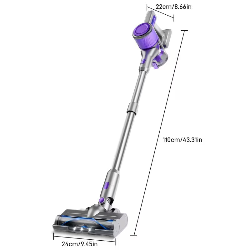 MAX 70KPa Cordless Vacuum Cleaner – Brushless Motor, 45-Min Runtime & Pet Hair Cleaning