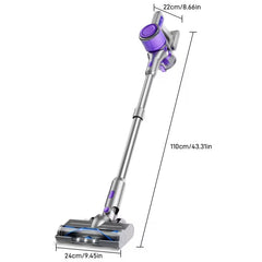 MAX 70KPa Cordless Vacuum Cleaner – Brushless Motor, 45-Min Runtime & Pet Hair Cleaning