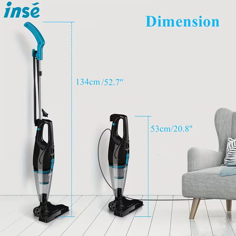 INSE R3s Corded Vacuum – 400W, 16KPa Suction, 9-in-1 Pet Hair & Dust Cleaner