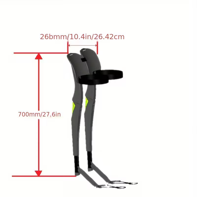 Wearable exoskeleton seat for all-day standing comfort