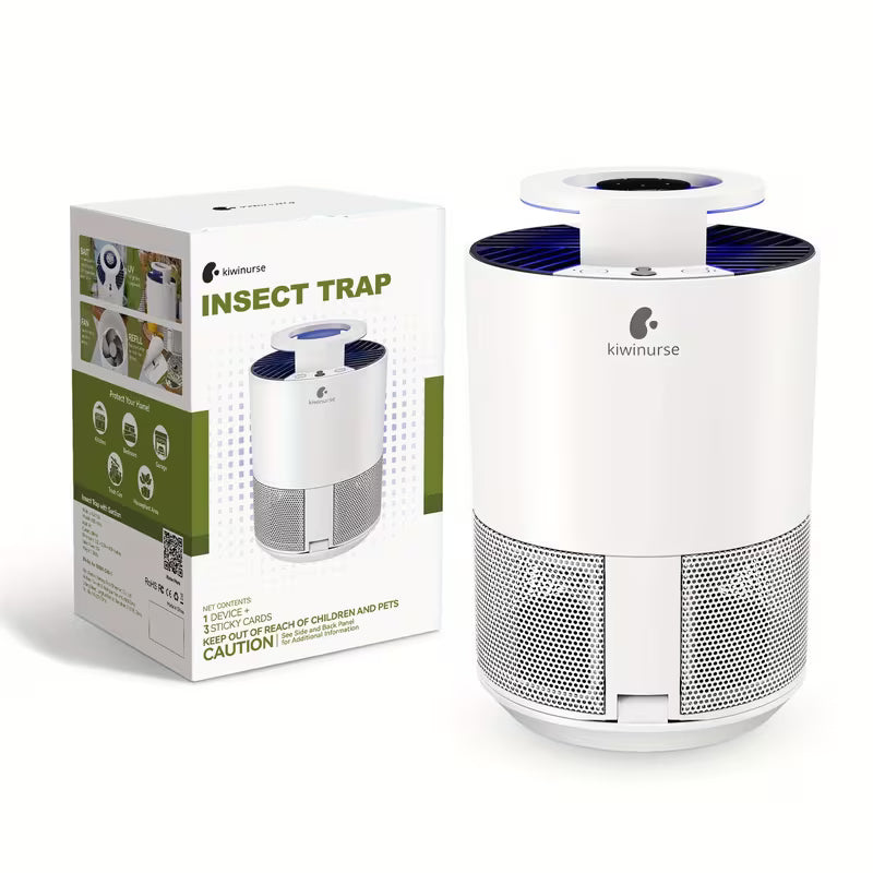 Indoor UV Insect Trap – Silent Mosquito, Fly & Moth Catcher with 3 Sticky Boards