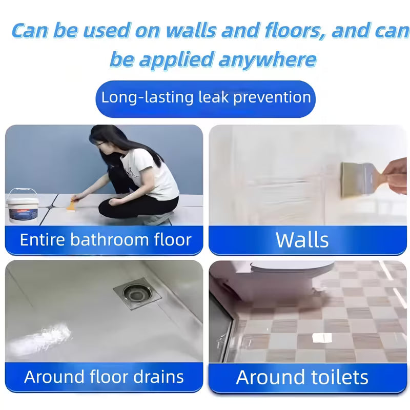 2500g Transparent Waterproofing Adhesive – Roof & Wall Leak Repair Sealant