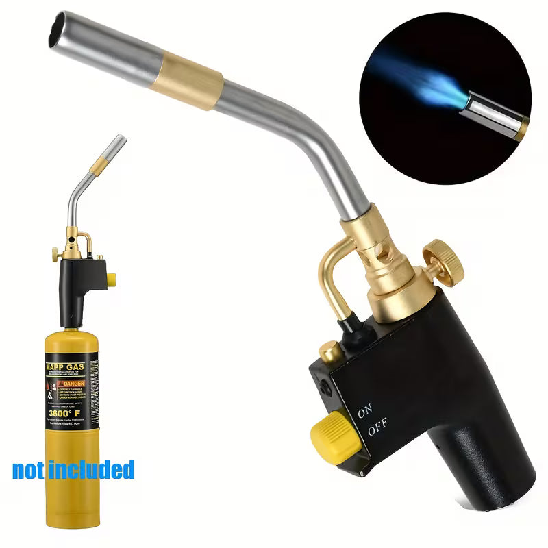 Trigger-Start MAPP/Propane Gas Torch Kit – High-Intensity Flame for Welding & Heating