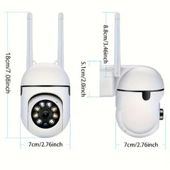 4-Pack 1080P 5G WiFi Security Cameras – 360° View, Night Vision & AI Motion Detection