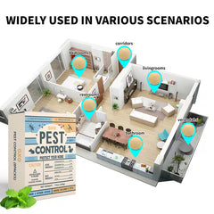 Peppermint Pest Repellent Sachets – Mice, Rats, Ants, Roaches & Mosquito Deterrent