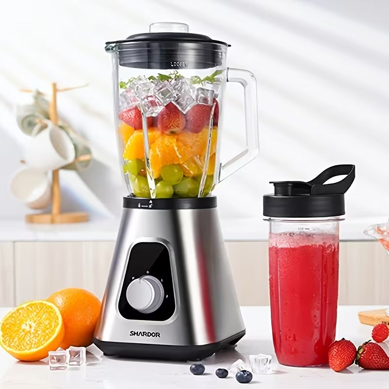SHARDOR 1200W Blender Set – 52oz Countertop & 22oz Personal Blender
