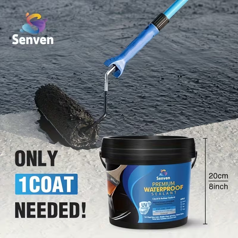 32oz Liquid Sealant – UV-Resistant, Waterproof Crack & Leak Repair Formula