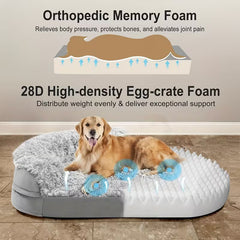 Gimars Orthopedic Egg Foam Dog Bed – Ultra-Soft, Washable Cover for All Dog Sizes