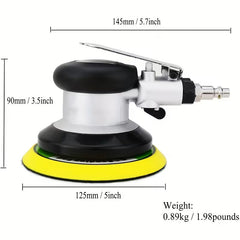 5"/6" pneumatic random orbit sander for sanding and polishing