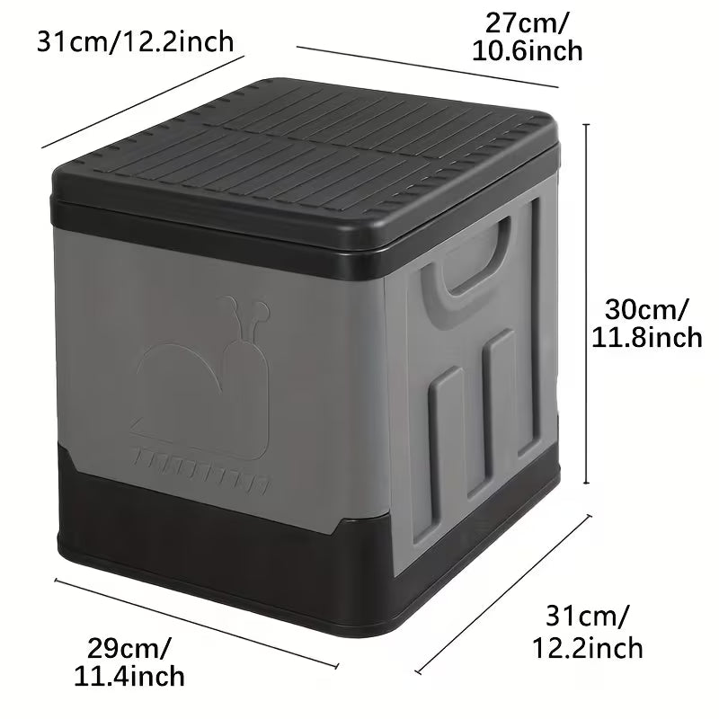 Portable folding emergency toilet for camping, RVs, and travel