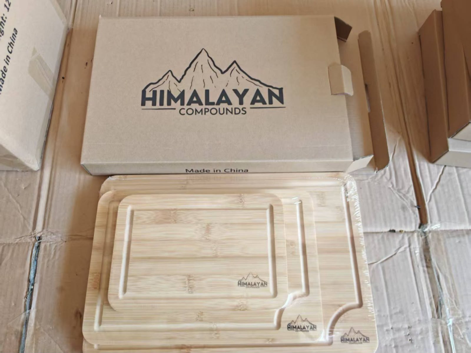 Bamboo Cutting Board Set of 3 for Kitchen