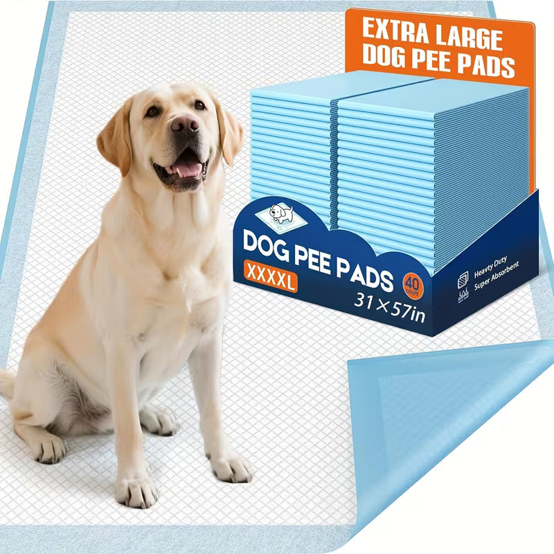 XXXL Dog Pee Pads – 8-Layer Super Absorbent & Leak-Proof, Extra Large Size