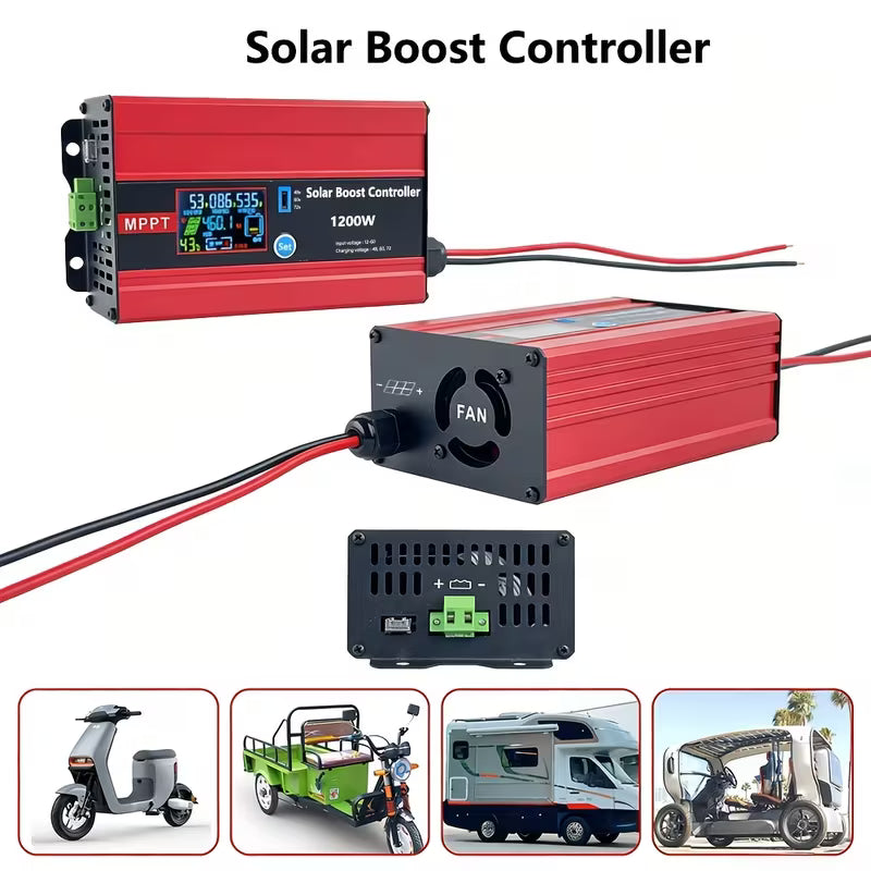 30A MPPT solar boost controller for lead-acid and lithium batteries