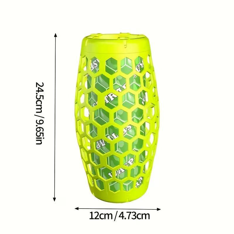 Set of 2 Outdoor Wasp Traps, Bee Catchers, Green Jacket Traps