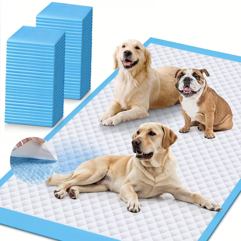 XXXL Dog Pee Pads – 8-Layer Super Absorbent & Leak-Proof, Extra Large Size